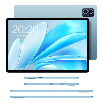 Планшет Teclast M50S T606 (1.6) 8C RAM4Gb ROM128Gb 10.1" IPS 1280x800 Android 14 голубой 13Mpix 5Mpix BT GPS WiFi microSD 256Gb 6000mAh 10hr от магазина РЭССИ