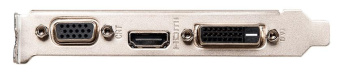 Видеокарта MSI PCI-E N730K-2GD3/LP NVIDIA GeForce GT 730 2Gb 64bit GDDR3 902/1600 DVIx1 HDMIx1 CRTx1 HDCP Ret low profile от магазина РЭССИ