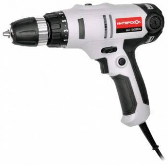 Дрель-шуруповерт Интерскол ДШ-10/320Э2 320Вт патрон:быстрозажимной (220.1.1.00) от магазина РЭССИ