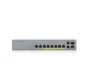Коммутатор Zyxel NebulaFlex Pro GS1350-12HP GS1350-12HP-EU0101F 10G 2SFP 8PoE 8PoE+ 130W управляемый от магазина РЭССИ