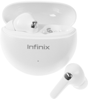 Гарнитура внутриканальные Infinix XBuds XE26 белый беспроводные bluetooth в ушной раковине (10311752) от магазина РЭССИ