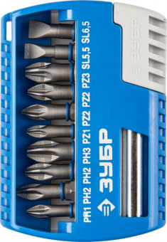 Набор бит Зубр 26050-H11 (11пред.) для шуруповертов от магазина РЭССИ