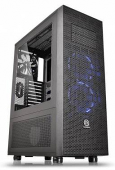 Корпус Thermaltake Core X71 TG черный без БП ATX 2xUSB2.0 2xUSB3.0 audio bott PSU от магазина РЭССИ