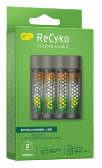 Зарядное устройство GP Recyko M451 2600mAh (4шт) от магазина РЭССИ