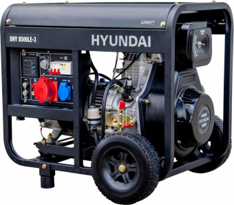 Генератор Hyundai DHY 8500LE-3 7.2кВт от магазина РЭССИ