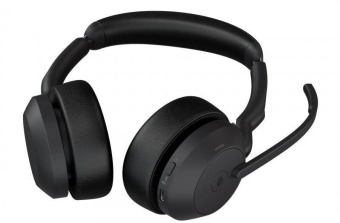 Наушники с микрофоном Jabra Evolve2 55, Link380c MS Stereo черный накладные BT оголовье (25599-999-899) от магазина РЭССИ