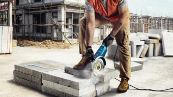 Углошлифовальная машина Bosch GWS 2200-230 RSP 2200Вт 6500об/мин рез.шпин.:M14 d=230мм от магазина РЭССИ
