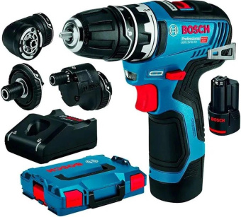 Дрель-шуруповерт Bosch GSR 12V-35 FC аккум. патрон:быстрозажимной (кейс в комплекте) (06019H3000) от магазина РЭССИ