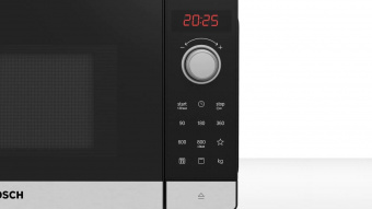 Микроволновая Печь Bosch FEL023MS2 20л. 800Вт нержавеющая сталь/черный от магазина РЭССИ
