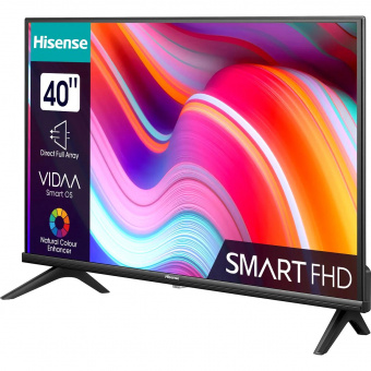 Телевизор LED Hisense 40" 40A4K Frameless черный FULL HD 60Hz DVB-T DVB-T2 DVB-C DVB-S DVB-S2 WiFi Smart TV (RUS) от магазина РЭССИ