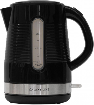 Чайник электрический Galaxy Line GL0225 1.7л. 2200Вт черный (корпус: пластик) от магазина РЭССИ
