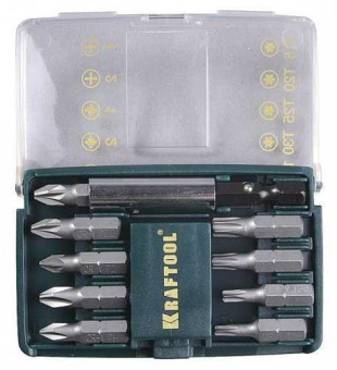 Набор бит Kraftool 26130-H10 (10пред.) для шуруповертов/дрелей от магазина РЭССИ