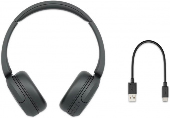 Наушники накладные Sony WH-CH520 черный беспроводные bluetooth оголовье (WH-CH520/B) от магазина РЭССИ