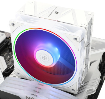 Устройство охлаждения(кулер) Thermalright Assassin Spirit 120 EVO ARGB Soc-AM5/AM4/1200/1700/1851 белый 4-pin 28.2dB Al+Cu 525gr Ret (AS120-EVO-WH) от магазина РЭССИ