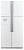Холодильник Hitachi R-W660PUC7 GPW 2-хкамерн. белое стекло (двухкамерный) от магазина РЭССИ