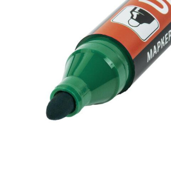 Перманентный маркер BRAUBERG ULTRA MARKER зеленый 35 мм с клипом 152207 от магазина РЭССИ