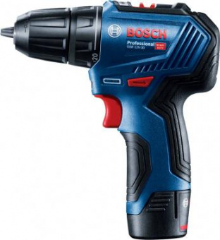 Дрель-шуруповерт Bosch GSR 12V-30 аккум. патрон:быстрозажимной (кейс в комплекте) (06019G9020) от магазина РЭССИ