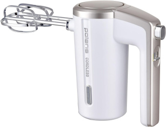Миксер ручной Polaris PHM 2024 CordLess 200Вт белый от магазина РЭССИ