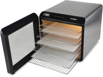 Сушка для фруктов и овощей Hyundai HYFD-8801 14под. 600Вт серебристый от магазина РЭССИ