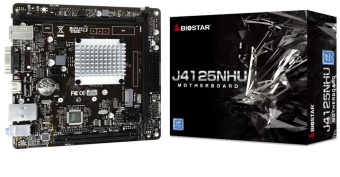 Материнская плата Biostar J4125NHU 2xDDR4 mini-ITX AC`97 8ch(7.1) GbLAN+VGA+HDMI от магазина РЭССИ