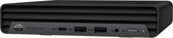ПК HP ProDesk 400 G6 Mini i3 10100T (3) 8Gb SSD256Gb UHDG 630 Windows 10 Professional 64 GbitEth 65W kb мышь черный (1C7C6EA) от магазина РЭССИ