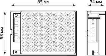 Блок питания Gauss 202003030 встраив. для лен.светод. черный от магазина РЭССИ