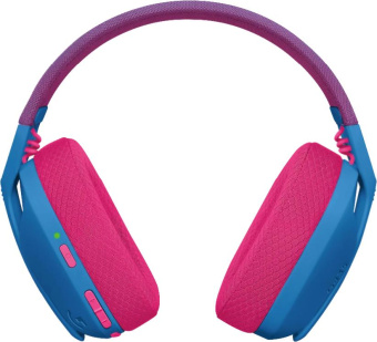 Наушники с микрофоном Logitech G435 голубой/розовый мониторные BT оголовье (981-001065) от магазина РЭССИ