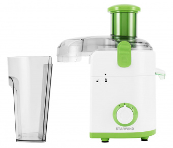 Соковыжималка центробежная Starwind SJ2216 500Вт рез.сок.:800мл. белый/зеленый от магазина РЭССИ