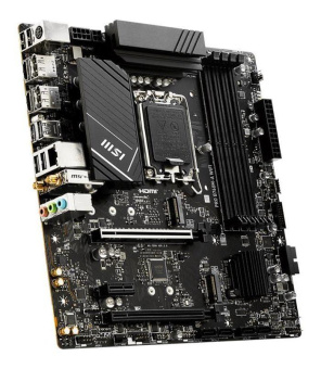 Материнская плата MSI PRO B760M-A WIFI Soc-1700 Intel B760 4xDDR5 mATX AC`97 8ch(7.1) 2.5Gg+HDMI+DP от магазина РЭССИ