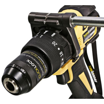 Аккумуляторная дрель Hanskonner б/щ удар PLATINUM 18В 1BatterySystem 165 Нм13 мм без АКБ и ЗУ HCD18165BL от магазина РЭССИ