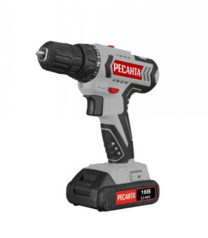 Дрель-шуруповерт Ресанта ДА-18-2ЛК аккум. патрон:быстрозажимной (кейс в комплекте) (75/14/5) от магазина РЭССИ