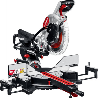 Торцовочная пила Зубр ЗПТ-305-1800 ПЛ 1800Вт 5000об/мин d=305мм от магазина РЭССИ