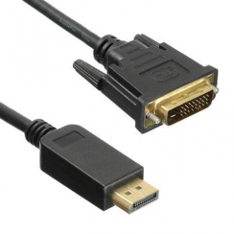 Кабель аудио-видео Buro 1.1v DisplayPort (m)/DVI-D (Dual Link) (m) 2м. Позолоченные контакты черный (BHP DPP_DVI-2) от магазина РЭССИ