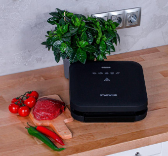 Электрогриль Starwind SSG9316 1300Вт черный от магазина РЭССИ