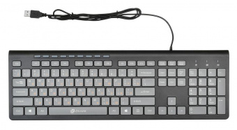 Клавиатура Оклик 480M черный/серый USB slim Multimedia от магазина РЭССИ