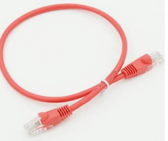 Патч-корд cat5E molded 0.5м красный RJ-45 (m)-RJ-45 (m) от магазина РЭССИ