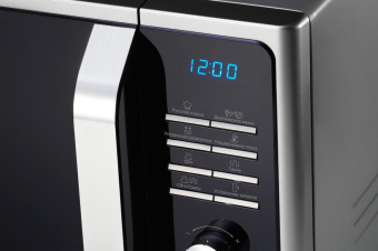 Микроволновая Печь Samsung MG23F302TQS/BW 23л. 800Вт серебристый/черный от магазина РЭССИ