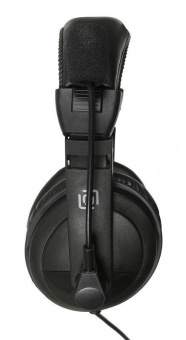 Наушники с микрофоном Оклик HS-M137V черный 1.8м мониторные оголовье (614046) от магазина РЭССИ
