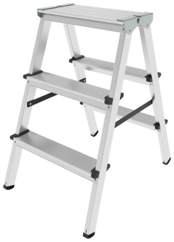 Двухсторонняя стремянка Новая Высота 2х3 ступени 1120203 от магазина РЭССИ