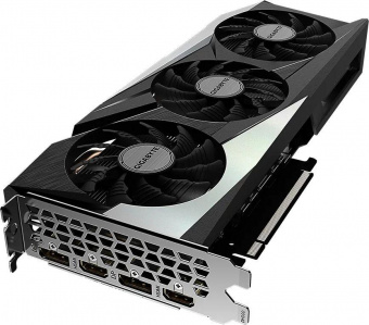 Видеокарта Gigabyte PCI-E 4.0 GV-N3050GAMING OC-8GD NVIDIA GeForce RTX 3050 8192Mb 128 GDDR6 1822/14000 HDMIx2 DPx2 HDCP Ret от магазина РЭССИ