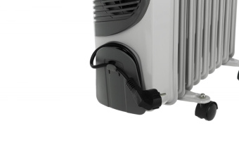 Радиатор масляный Ресанта ОМ-9АВ 2400Вт белый от магазина РЭССИ