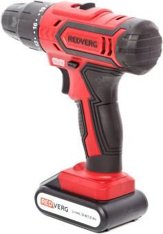 Шуруповерт RedVerg RD-SD12L/2Y аккум. патрон:быстрозажимной (кейс в комплекте) от магазина РЭССИ