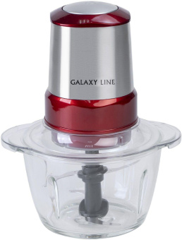 Измельчитель электрический Galaxy Line GL 2354 1.2л. 350Вт серебристый/красный от магазина РЭССИ
