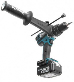 Дрель-шуруповерт Makita DHP458RFE аккум. патрон:быстрозажимной (кейс в комплекте) от магазина РЭССИ