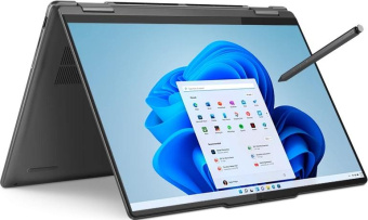 Ноутбук Lenovo Yoga 7 14ARP8 Ryzen 7 7735U 16Gb SSD1Tb AMD Radeon 680M 14" OLED Touch WUXGA (1920x1200) Windows 11 Home grey WiFi BT Cam (82YM0029RK) от магазина РЭССИ