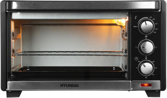 Мини-печь Hyundai MIO-HY091 20л. 1380Вт черный от магазина РЭССИ