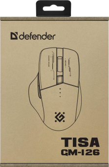 Мышь Defender Tisa GM-126 белый/синий оптическая 1600dpi silent беспров. BT/Radio USB 6but (52126) от магазина РЭССИ
