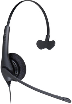 Наушники с микрофоном Jabra BIZ 1500 Mono черный 2.3м накладные USB оголовье (1553-0159) от магазина РЭССИ