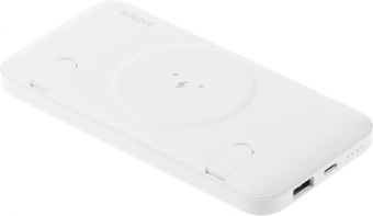 Мобильный аккумулятор Solove Solove W10 10000mAh QC3.0/PD3.0 3A беспров.зар. белый (W10 WHITE RUS) от магазина РЭССИ