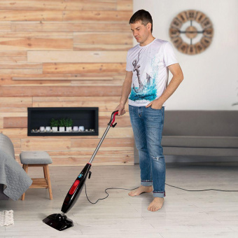 Швабра паровая Endever Odyssey Q-607 1700Вт черный/красный от магазина РЭССИ